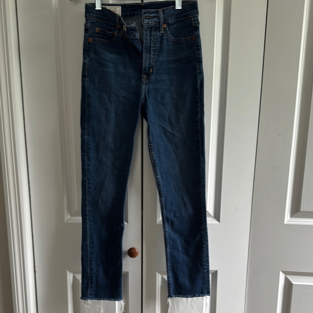 GAP Blue Ankle Cropped Jeans